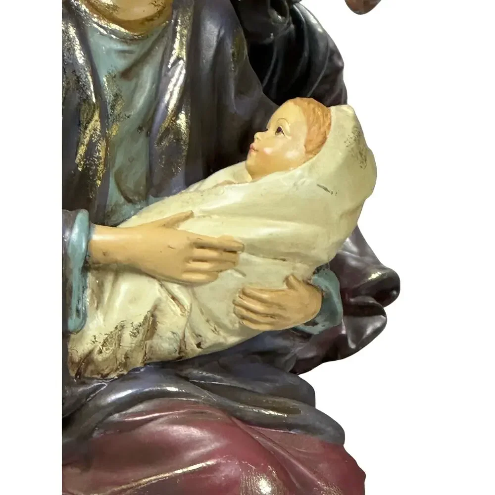 Holy Family Nativity Set Folding Mirror Screen Costco Art #529529